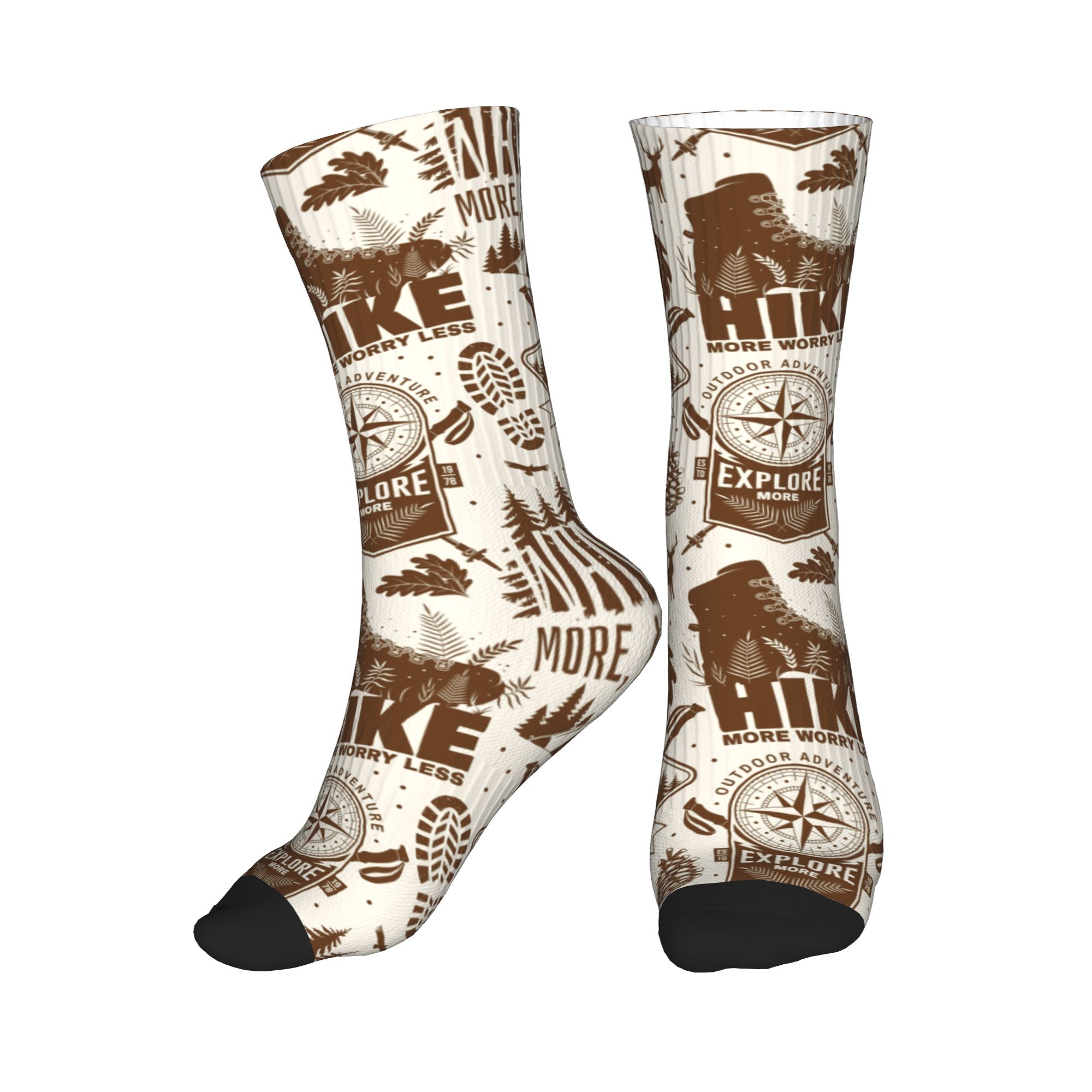 Cool Men's Vintage Brown Hike  - Dress Sock Men ulasan dan harga