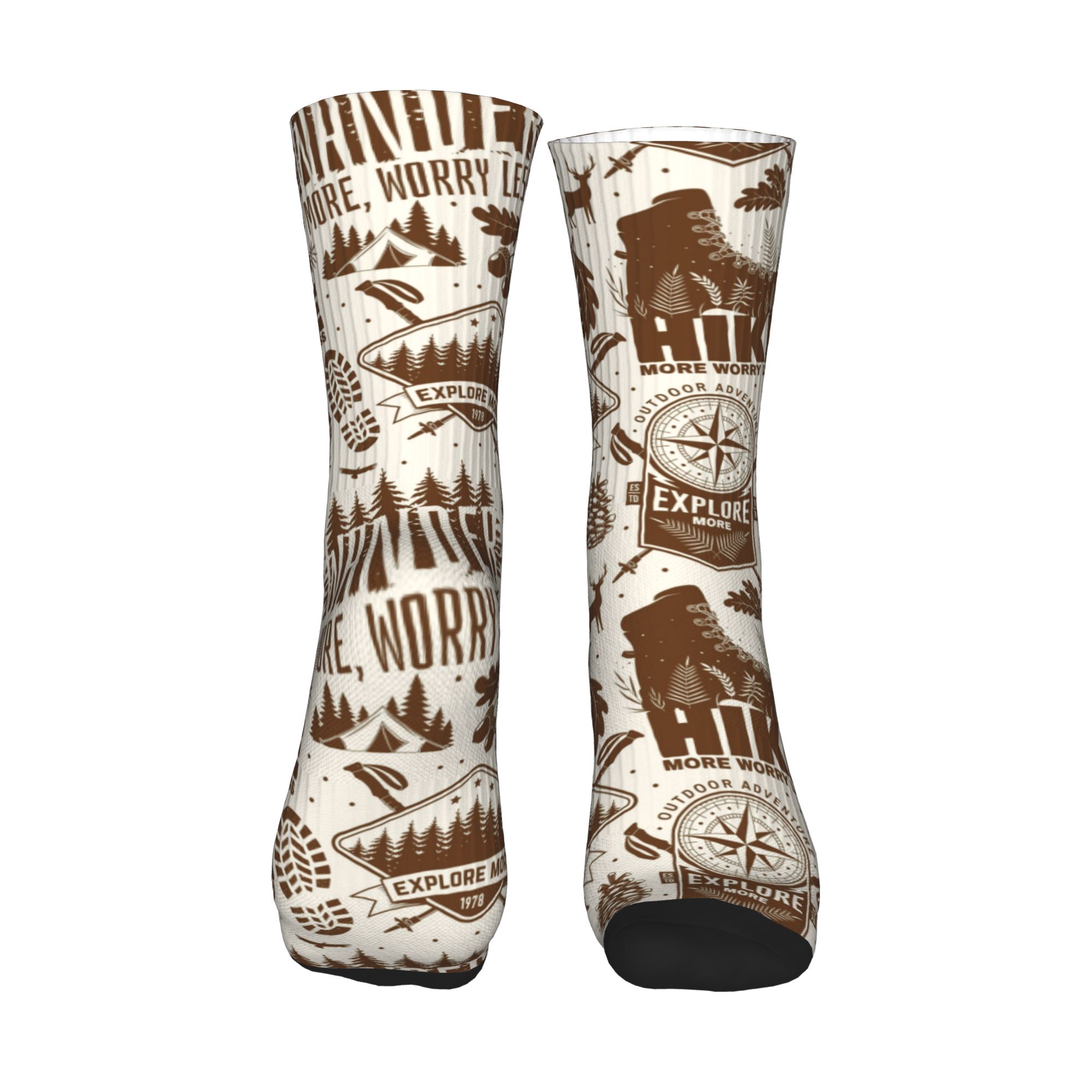 Cool Men's Vintage Brown Hike  - Dress Sock Men ulasan dan harga