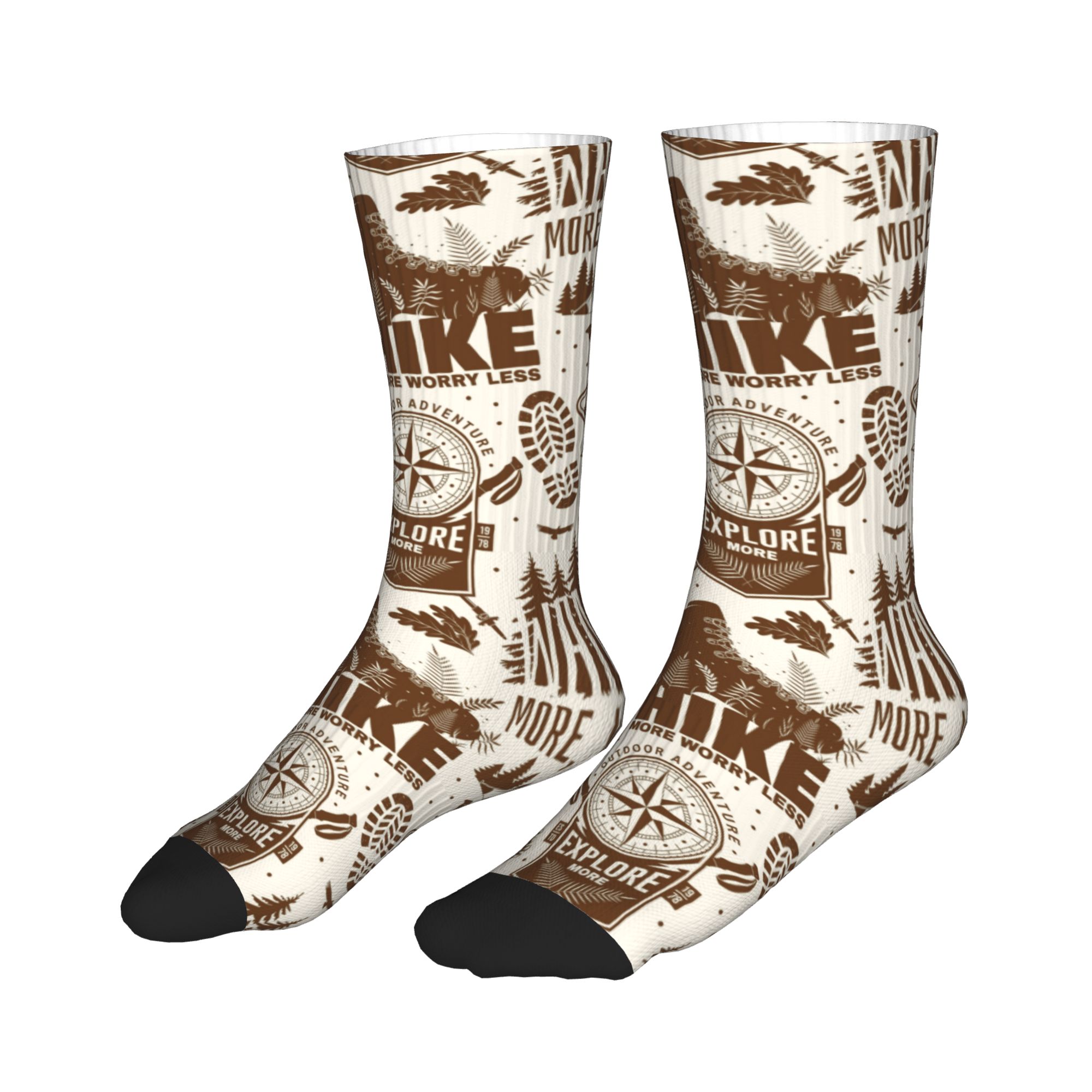 Cool Men's Vintage Brown Hike  - Dress Sock Men ulasan dan harga