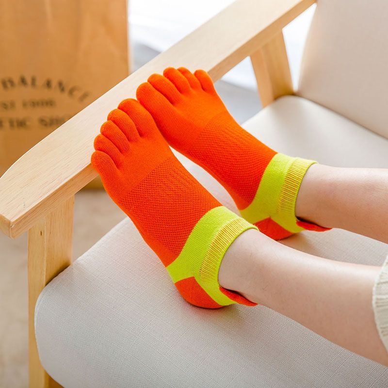 5 Pairs Women Five Toe Socks S - Ankle Sock Low Cut ulasan dan harga