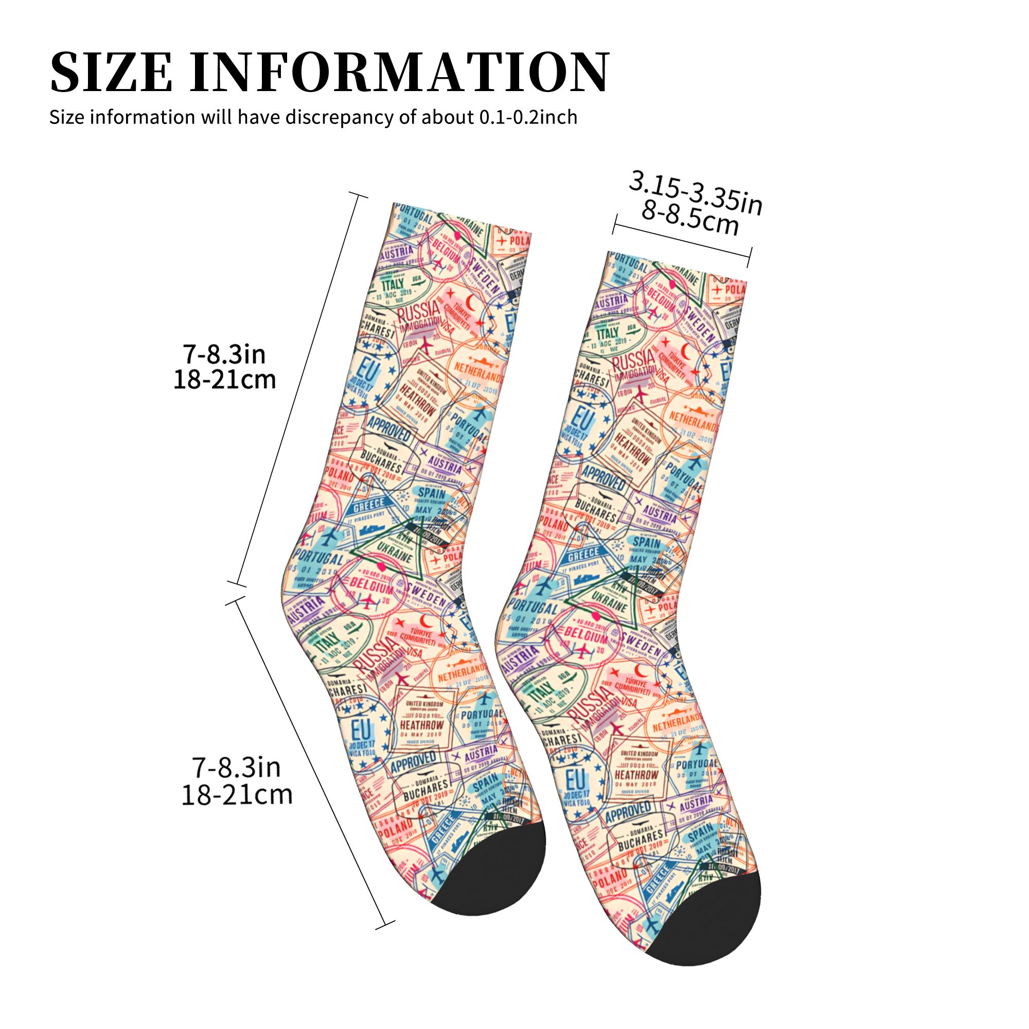 Pastel Europe Travel Collage P - Dress Sock Men ulasan dan harga